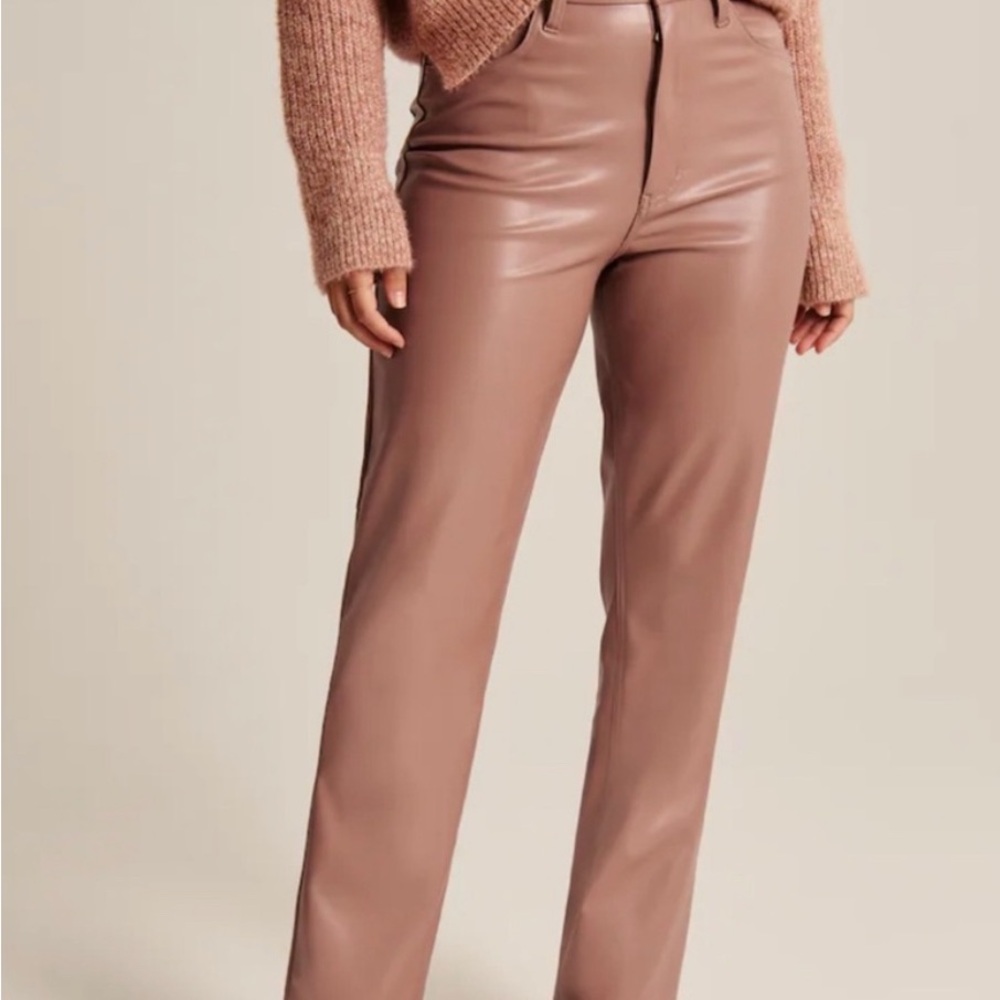 Abercrombie & Fitch Women's Brown Straight Leg Pants